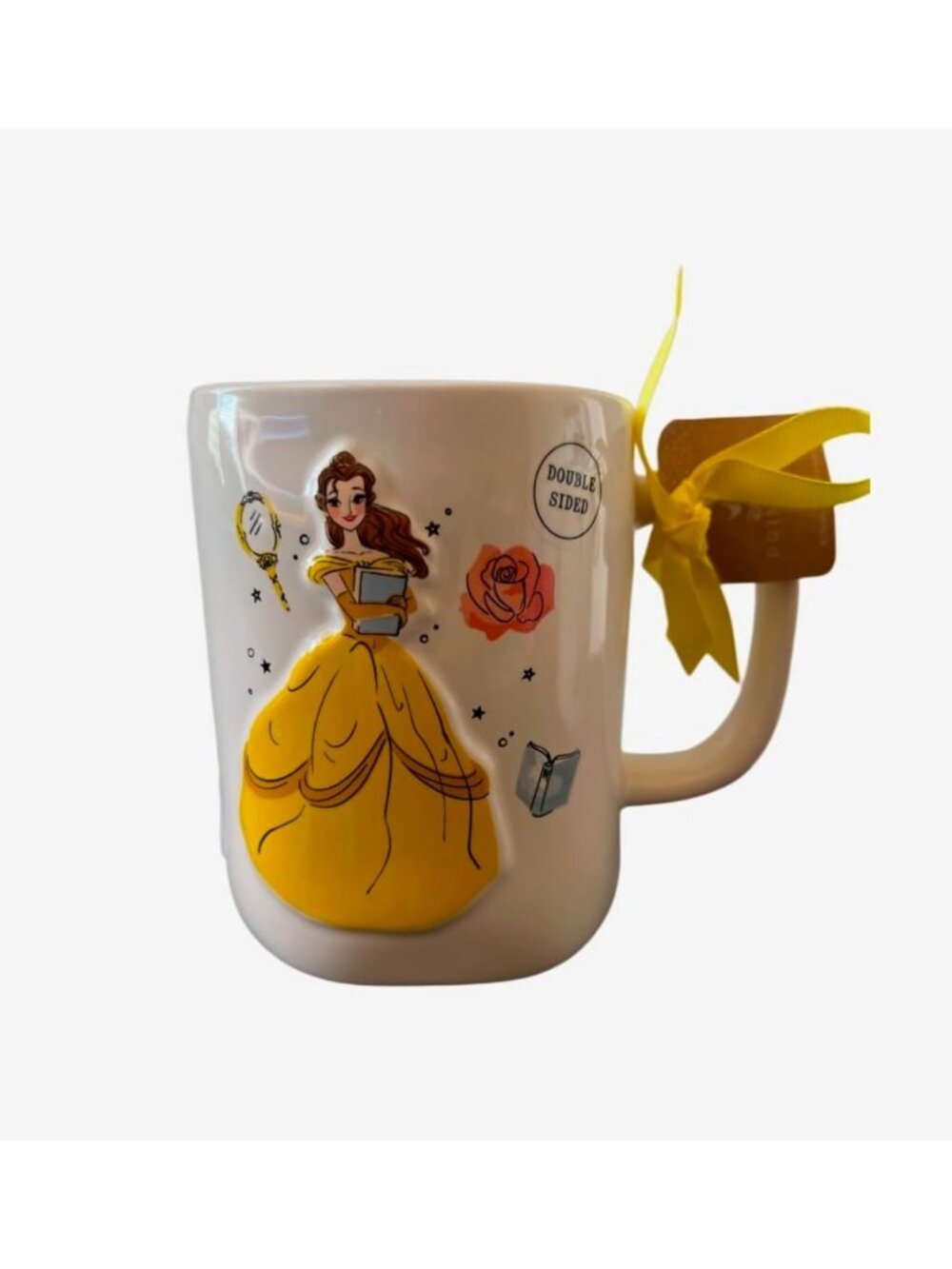 Beauty and the Beast Double-Sided Coffee Mug | Cute Ceramic Drinkware Gift